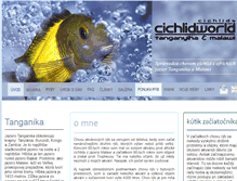 Tablet Screenshot of cichlidworld.eu